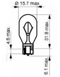 SCT GERMANY Лампа накаливания, дополнительный фонарь сигнала т 202402